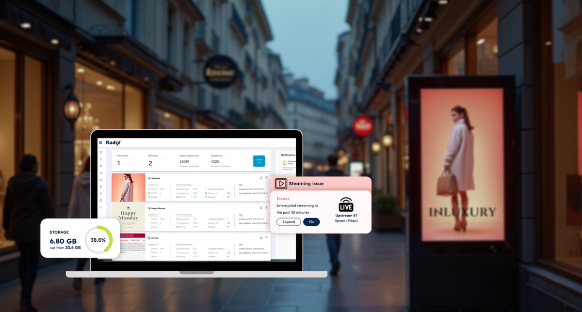 Radix For Digital Signage